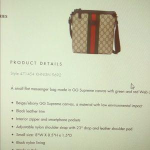 Looking for this web gg supreme bag SMALL8x8.5x1.5